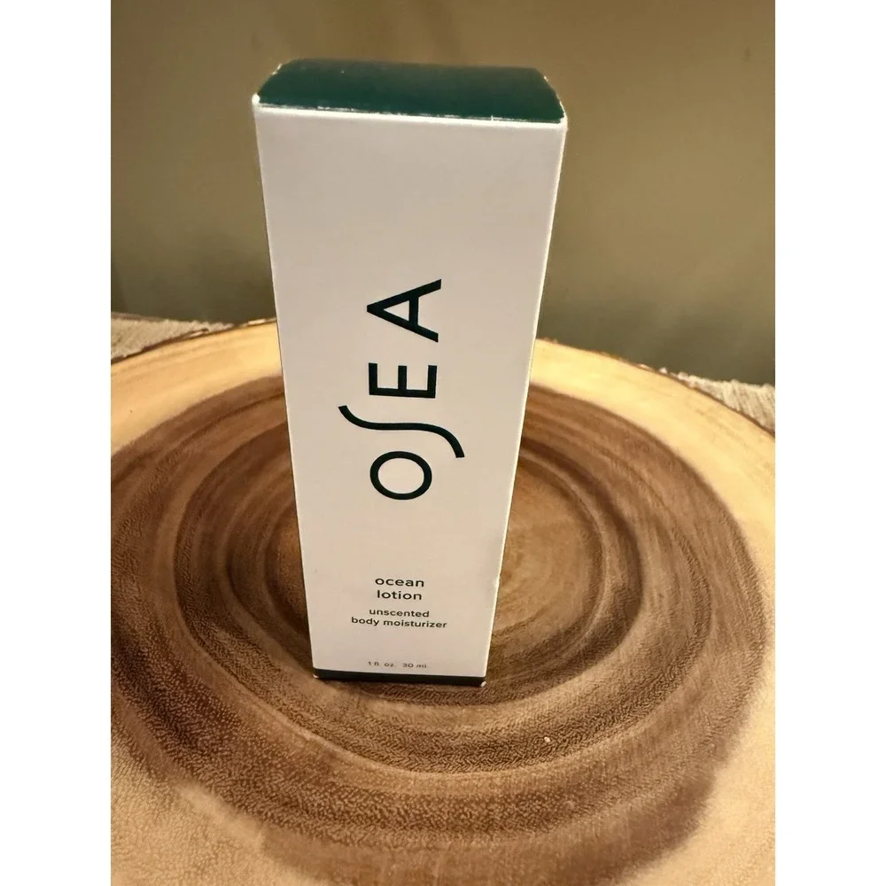 OSEA Ocean Lotion‎ Unscented Body Lotion 1oz Travel Size Glass